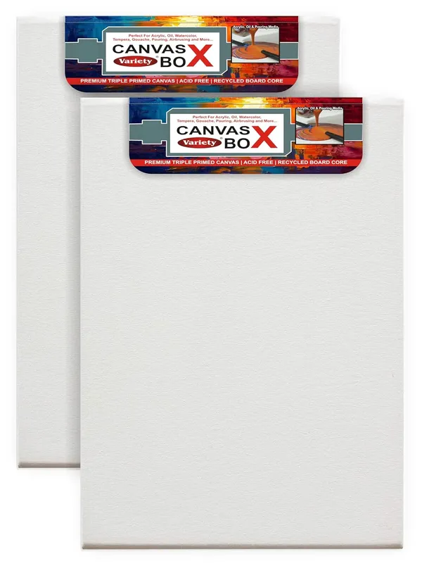 12_X_16_BOX_CANVAS_White_Pre_Box_Canvas_For_Painting_Pack_Of_2