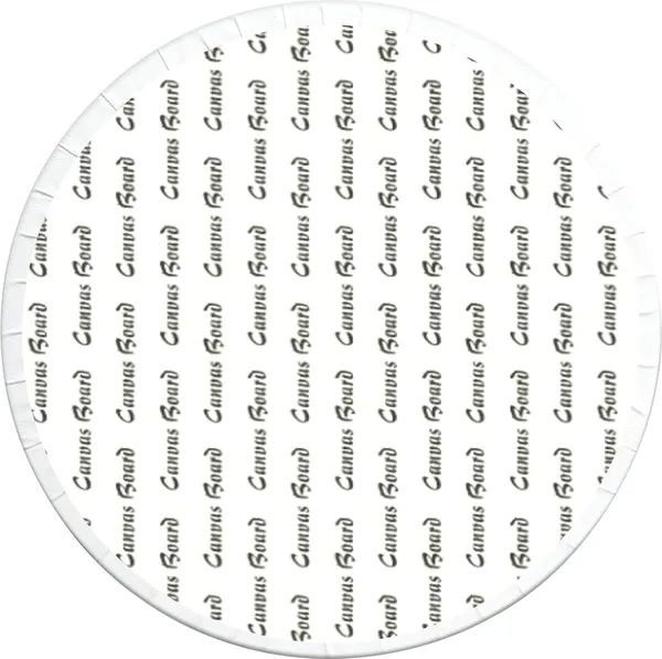 12"_Round_Canvas_Panel_White_Round_Canvas_Panel_Artist_Grade_Primed_Triple_Layer_Pack_Of_2