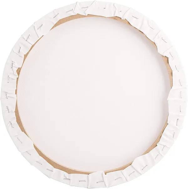 14"_Round_White_Round_Pre_Stretched_Canvas_Primed_Pack_Of_2