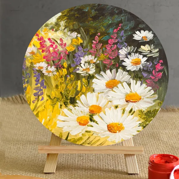 14"_Round_White_Round_Pre_Stretched_Canvas_Primed_Pack_Of_2