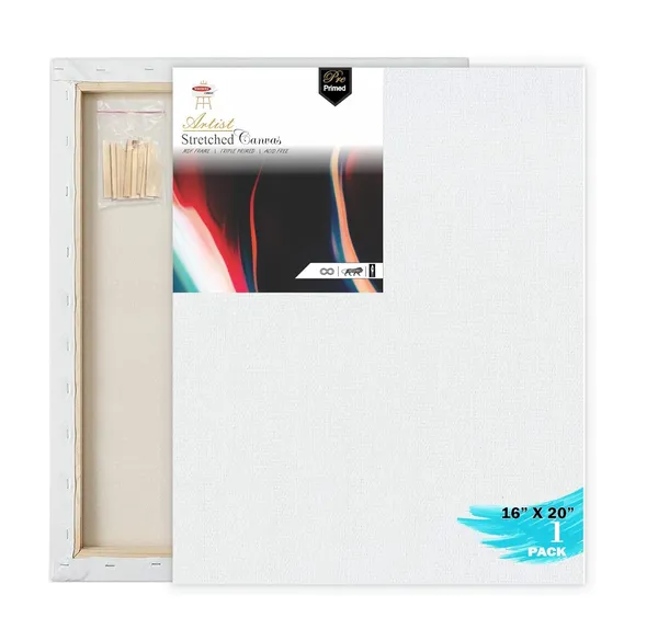 White_Primed_Cotton_Pre_Stretched_Canvas_With_Wooden_Frame