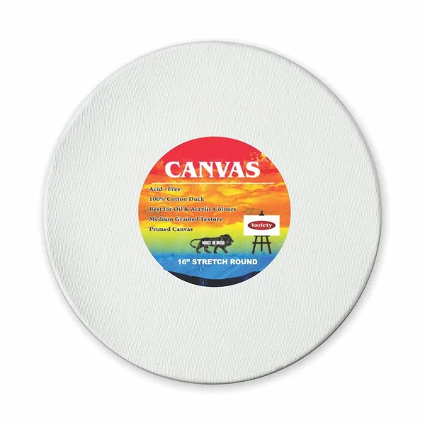 16"_Round_White_Round_Pre_Stretched_Canvas_Primed_Pack_Of_2