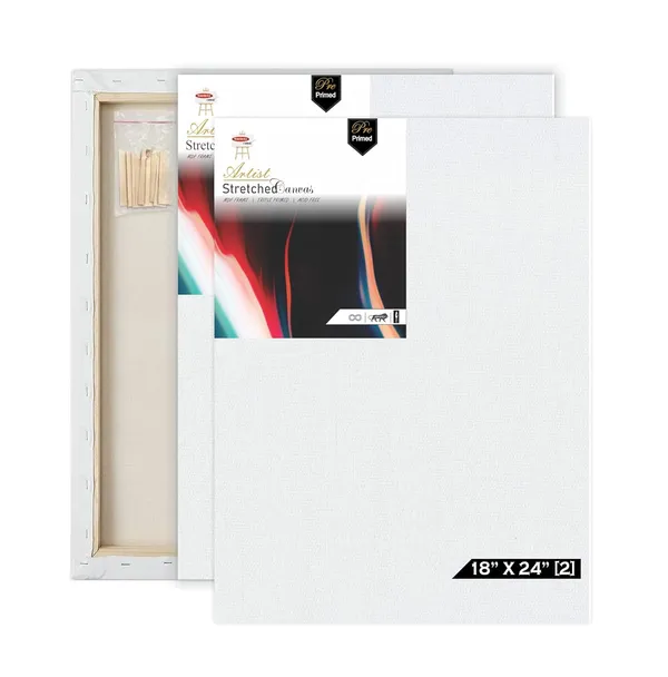 18X24_Stretched_White_Primed_Cotton_Pre_Stretched_Canvas_With_Wooden_Frame_Pack_Of_2