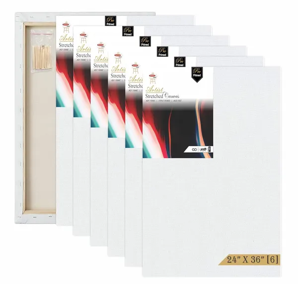 24X36_STRETCHED_White_Primed_Cotton_Pre_Stretched_Canvas_With_Wooden_Frame_Pack_Of_6