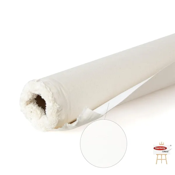 24"_Canvas_Roll_White_Grain_Primed_Cotton_Canvas_Roll_For_Oil_Acrylic_Painting