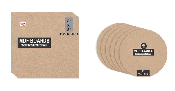 5X5_Inch_Square_And_4_Inch_Round_Mdf_Boards_For_Art_And_Craft_Wood_Mdf_And_3.5_mm_Thickness_Pack_Of_12