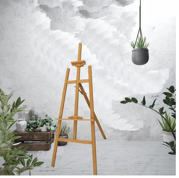 Light_Brown_Premium_Artist_Wooden_Easel_Stand_With_Angle_And_Height_Adjustment_For_Canvas_Painting_Display