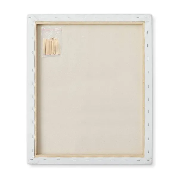 6x8,8x10,10x12,12x16_STRETCHED_WHITE_PRIMED_COTTON_PRE_STRETCHED_CANVAS_WITH_WOODEN_FRAME_PACK_OF_4