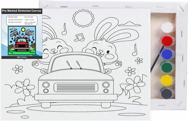 9_X_12_Inch_Pre-Printed_Canvas_for_Painting_Pack_of_1_[H}