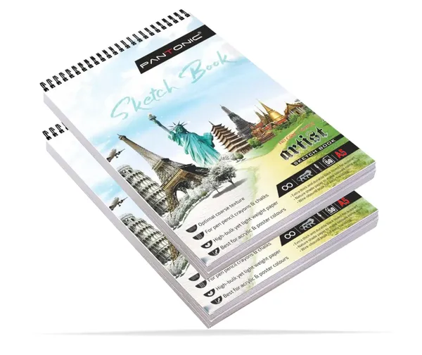 A5_Sketchbook_Set_Top_Spiral-Bound_Sketchpad_for_Artists_Sketching_and_Drawing_Acid_Free_Paper,_for_Doodling_Artist_Oxfort_Sketch_Book_Pack_of_2__[C]