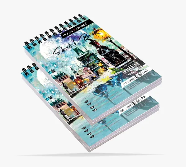 A5_Sketchbook_Set_Top_Spiral-Bound_Sketchpad_for_Artists_Sketching_and_Drawing_Acid_Free_Paper,_for_Doodling_Artist_Oxfort_Sketch_Book_Pack_of_2_[E]