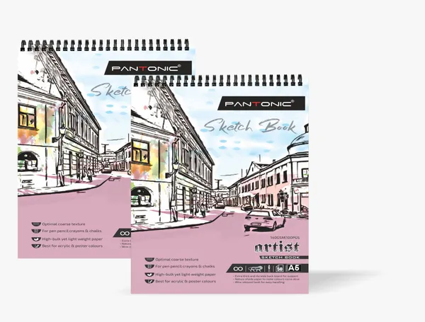A5_Sketchbook_Set_Top_Spiral-Bound_Sketchpad_for_Artists_Sketching_and_Drawing_Acid_Free_Paper,_for_Doodling_Artist_Oxfort_Sketch_Book_Pack_of_2__[F]