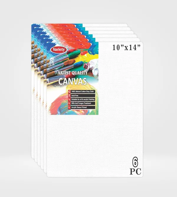 10_X_14_Inch_Cotton_Canvas_Board_for_Acrylic_Painting,_25x20_cm,_Medium_Grain_Triple_Primed_White_Color_Pack_of_6
