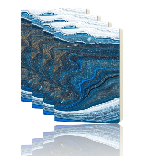 A/6_Sketch_Unruled_Journals_For_Students_&_Artists_|_140_Gsm_|_96_Pgs_|_Bleed-Free_Pack_Of_4