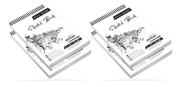 A6_Sketchbook_Set_Top_Spiral-Bound_Sketchpad_for_Artists_Sketching_and_Drawing_Acid_Free_Paper,_for_Doodling_Artist_Oxfort_Sketch_Book_Pack_of_4