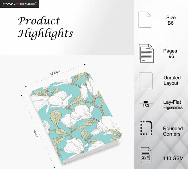 B/6_Sketch_Unruled_Journals_For_Students_&_Artists_|_140_Gsm_|_96_Pgs_|_Bleed-Free_Pack_Of_3