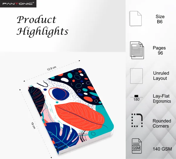 B/6_Sketch_Unruled_Journals_For_Students_&_Artists_|_140_Gsm_|_96_Pgs_|_Bleed-Free_Pack_Of_3