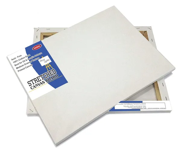 12X18"_White_Premium_Cotton_Grain_Pre_Stretched_Canvas_Pack_Of_4