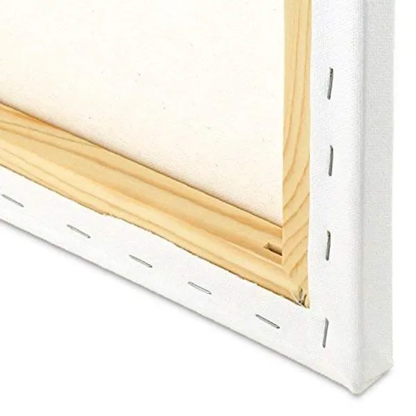 12X18"_White_Premium_Cotton_Grain_Pre_Stretched_Canvas_Pack_Of_4