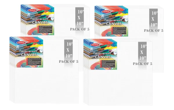 Multicolour_Blank_Canvas_Panels_Boards_Cotton_For_Acrylic_Painting_Oil_Paint_Wet_Art_Medicanvases_For_Professional_Artist_Hobby_Painters_BeginnersPack_Of_20