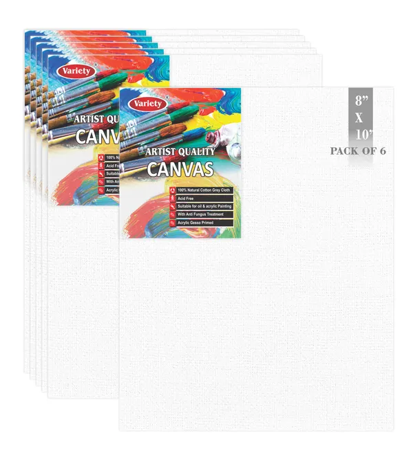 8_X_10_Inch_Cotton_Canvas_Board_for_Acrylic_Painting,_20x25_cm,_Medium_Grain_Triple_Primed_White_Color_Pack_of_6