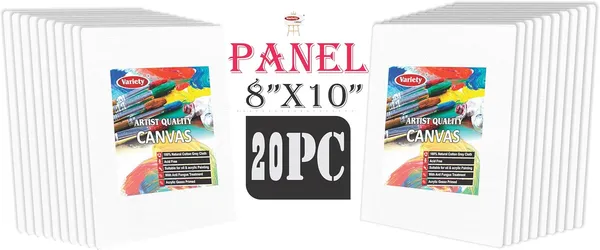 White_Blank_Canvas_Panels_Boards_?????Cotton_For_Acrylic_Painting_Oil_Paint_Wet_Art_Medicanvases_For_Professional_Artist_Hobby_Painters_Beginners_Pack_Of_20
