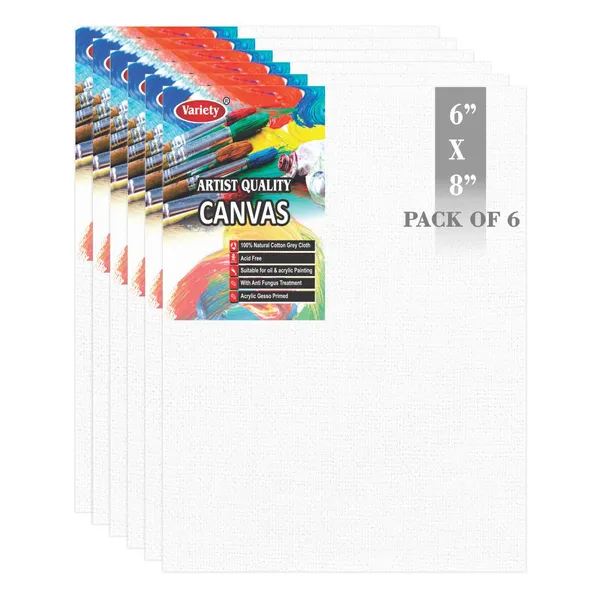 6_X_8_Inch_Cotton_Canvas_Board_for_Acrylic_Painting,_15x15_cm,_Medium_Grain_Triple_Primed_White_Color_Pack_of_6
