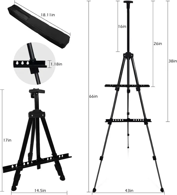 Black_Lightweight_Tripod_Easel_For_Professional_Artists_Metal_Display_Easel_Stand_With_Adjustable_Height_For_Painting_Display_And_Advertisement_Purposes_Ft
