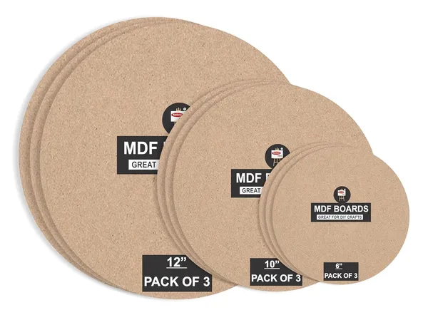 Mdf_Round_12"10"6"_Brown_Mdf_Round_Boards_For_Art_And_Craft_Wood_Mdf_For_Craft_Work_Diy_Mdf_Cutouts_And_3.5_mm_Thickness_Pack_Of_9