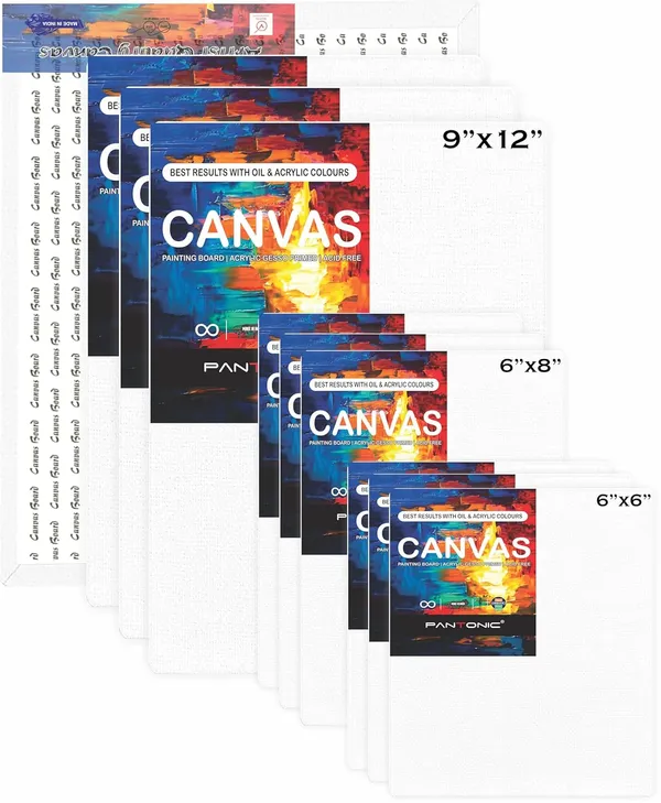 Pack_Of_9_White_Canvas_Boards_For_Painting_Acrylic_Oil_Painting_Board