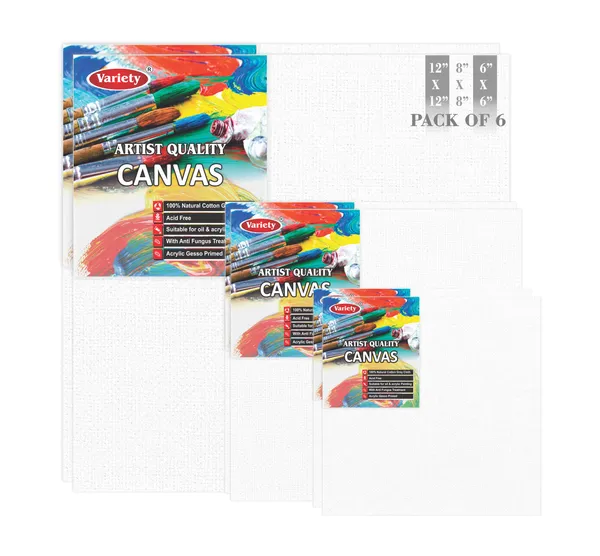 12x12,_8x8,_6x6_Inch_Cotton_Canvas_Board_for_Acrylic_Painting,_30x30_cm,_Medium_Grain_Triple_Primed_White_Color_Pack_of_6