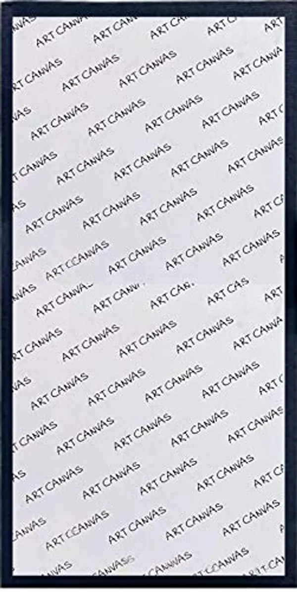 6X20"_Black_Cotton_Canvas_Board_For_Painting_Primed_Pack_of_4