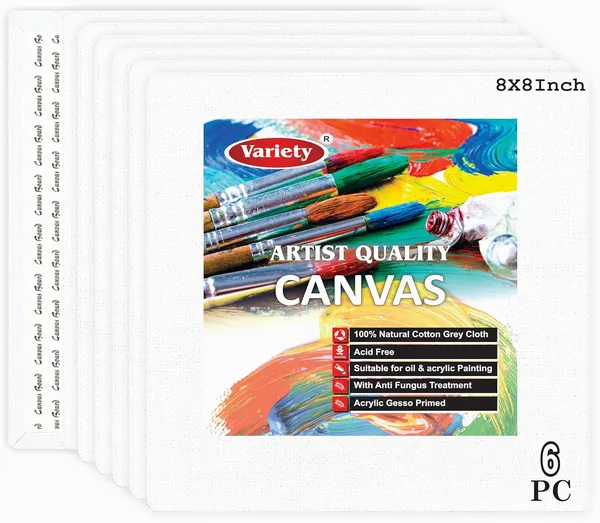 8_X_8_Inch_Cotton_Canvas_Board_For_Acrylic_Painting,_20X20_Cm,_Medium_Grain_Triple_Primed_White_Color_Pack_Of_6