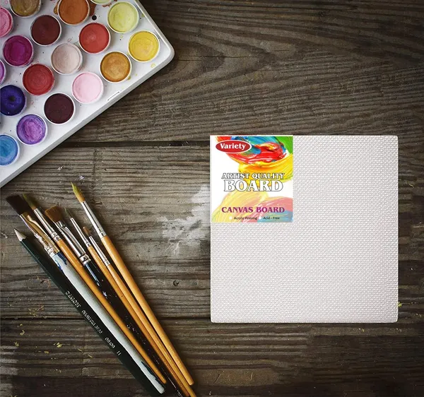 8_X_8_Inch_Cotton_Canvas_Board_For_Acrylic_Painting,_20X20_Cm,_Medium_Grain_Triple_Primed_White_Color_Pack_Of_6