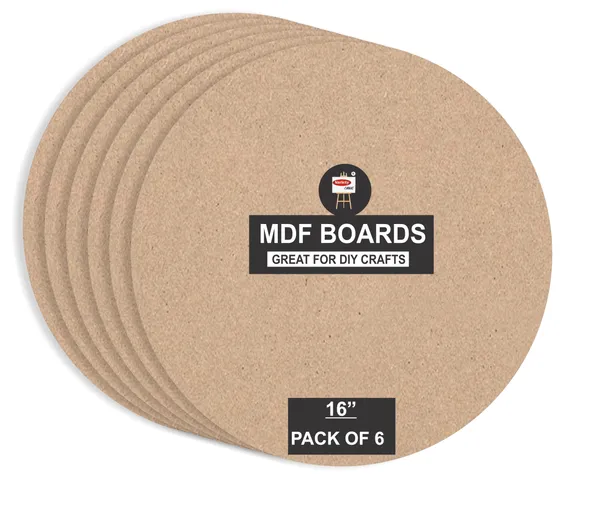 VARIETY_CANVAS_16_INCH_MDF_BOARDS_FOR_ART_AND_CRAFT_And_3.5_mm_Thickness_PACK_OF_6
