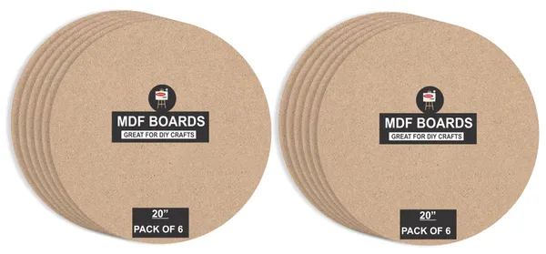 VARIETY_CANVAS_20_INCH_MDF_BOARDS_FOR_ART_AND_CRAFT_And_3.5_mm_Thickness_PACK_OF_12