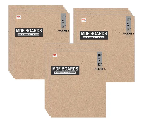 VARIETY_CANVAS_MDF_BOARDS_10X12_INCH_FOR_CRAFT_WORK_And_3.5_mm_Thickness_PACK_OF_18