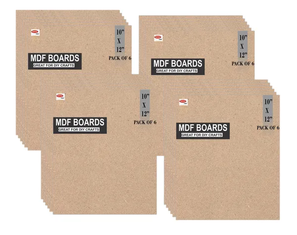 VARIETY_CANVAS_MDF_BOARDS_10X12_INCH_FOR_CRAFT_WORK_And_3.5_mm_Thickness_PACK_OF_24