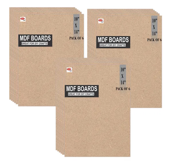 VARIETY_CANVAS_MDF_BOARDS_10X14_INCH_FOR_CRAFT_WORK_And_3.5_mm_Thickness_PACK_OF_18