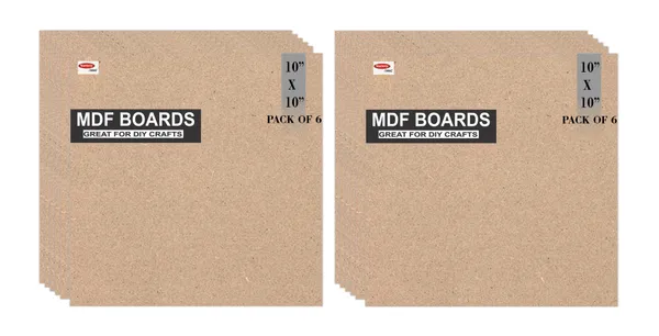 VARIETY_CANVAS_MDF_BOARDS_10_X_10_INCH_FOR_CRAFT_WORK_And_3.5_mm_Thickness_PACK_OF_12