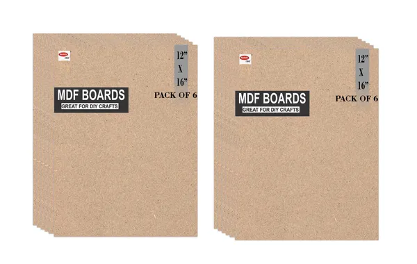 VARIETY_CANVAS_MDF_BOARDS_12X16_INCH_FOR_CRAFT_WORK_And_3.5_mm_Thickness_PACK_OF_12