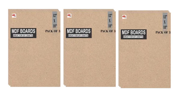 VARIETY_CANVAS_MDF_BOARDS_12X18_INCH_FOR_CRAFT_WORK_And_3.5_mm_Thickness_PACK_OF_9