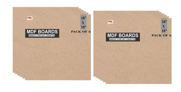 VARIETY_CANVAS_MDF_BOARDS_18X18_INCH_FOR_CRAFT_WORK_And_3.5_mm_Thickness_PACK_OF_12