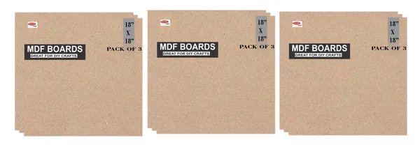 VARIETY_CANVAS_MDF_BOARDS_18X18_INCH_FOR_CRAFT_WORK_And_3.5_mm_Thickness_PACK_OF_9