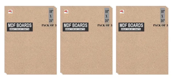 VARIETY_CANVAS_MDF_BOARDS_18X24_INCH_FOR_CRAFT_WORK_And_3.5_mm_Thickness_PACK_OF_9