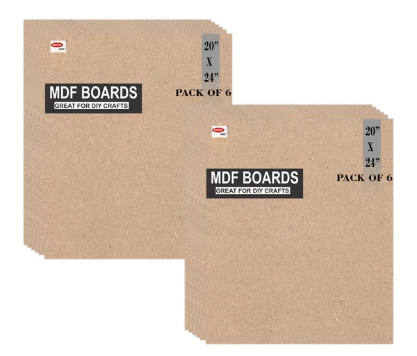 VARIETY_CANVAS_MDF_BOARDS_20X24_INCH_FOR_CRAFT_WORKAnd_3.5_mm_Thickness_PACK_OF_12