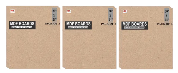 VARIETY_CANVAS_MDF_BOARDS_20X24_INCH_FOR_CRAFT_WORK_And_3.5_mm_Thickness_PACK_OF_9