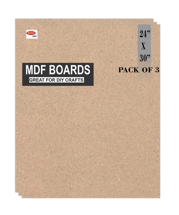 VARIETY_CANVAS_MDF_BOARDS_24X30_INCH_FOR_CRAFT_WORK_And_3.5_mm_Thickness_PACK_OF_3