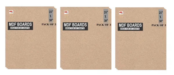 VARIETY_CANVAS_MDF_BOARDS_24X30_INCH_FOR_CRAFT_WORK_And_3.5_mm_Thickness_PACK_OF_9