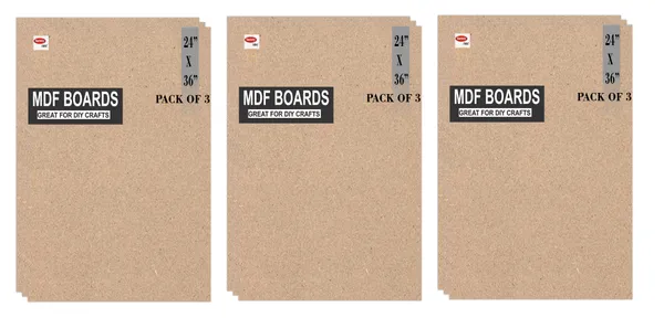 VARIETY_CANVAS_MDF_BOARDS_24X36_INCH_FOR_CRAFT_WORK_And_3.5_mm_Thickness_PACK_OF_9